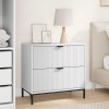 VidaXL Noptieră cu sertar Alb 63.5 x 36 x 61 cm Lemn compozit 883464