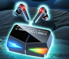 Casti wireless bluetooth 5.3 Anularea Zgomotului Fara fir Digital foto