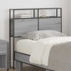 VidaXL Tăblie de depozitare cu raft sonoma gri 75 cm Lemn compozit
