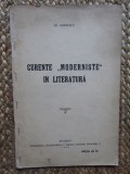 Gh. Adamescu - Curente moderniste in literatura