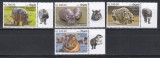 Angola 2019 - Hipopotani, Serie cu Tapsuri pe Dreapta, MNH