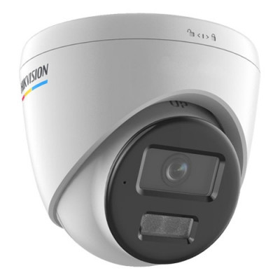 Camera IP, 4MP, lentila 2.8mm, IR 30m, WL 30m, Mic, PoE ColorVu, Dual Light - HIKVISION DS-2CD1347G2H-LIU-2.8mm SafetyGuard Surveillance foto