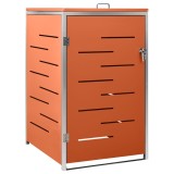 Cumpara ieftin Magazie pentru pubela unica, 69x77,5x112,5 cm, otel inoxidabil