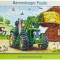 Puzzle tip rama tractor la ferma 15 piese