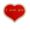 Puzzle 3D, din lemn, Inimioara, 22 cm latime x 18 cm inaltime, 24 de piese, Oem