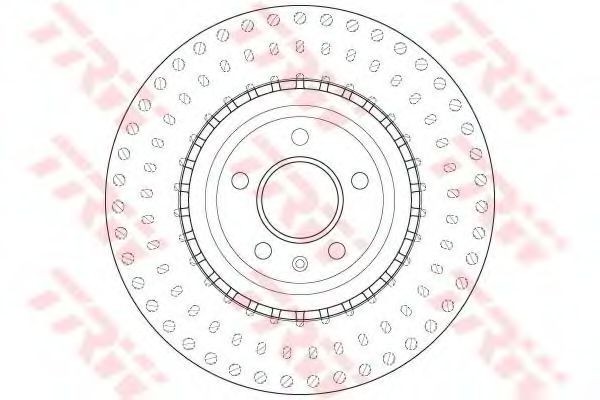 Disc frana AUDI A4 Avant (8K5, B8) (2007 - 2015) TRW DF6149S