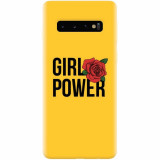 Husa silicon pentru Samsung Galaxy S10, Girl Power