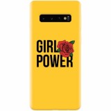 Husa silicon pentru Samsung Galaxy S10, Girl Power