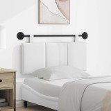 vidaXL Cap de pat suspendat Pe perete Alb 110 x 55 x 5 cm țesătură 42032271