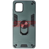 Toc TPU+PC Armor Ring Case Samsung Galaxy Note 10 Lite Midnight Green