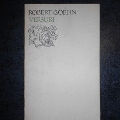 ROBERT GOFFIN - VERSURI (1970, Colectia Orfeu)