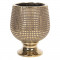 Vaza decorativa ceramica auriu ? 14 cm x 17 cm