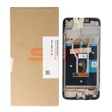 Display LCD Touchscreen cu Rama Realme C21 Negru Original Service Pack
