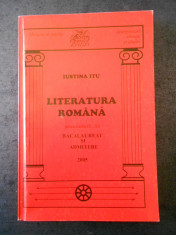 IUSTINA ITU - LITERATURA ROMANA PENTRU CLASELE IX-XII foto