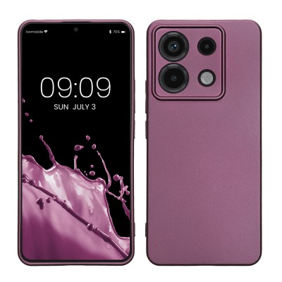 Husa Kwmobile pentru Xiaomi Redmi Note 13 Pro 5G/Poco X6, Mov, Silicon, KWM000020LE003C foto