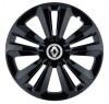 Set 4 Capace Roti, potrivite jantelor de R16, pentru Renault, model terra negru, Autohelix MSA