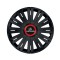 Set 4 capace roti Negre Cu Inel Rosu Active R14 Compatibil Cu Lexus