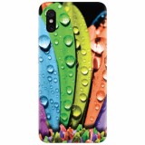 Husa silicon pentru Xiaomi Mi 8 Pro, Colorful Daisy Petals