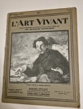 Carte veche Revista L&#039;Art Vivant Trei numere Limba franceza