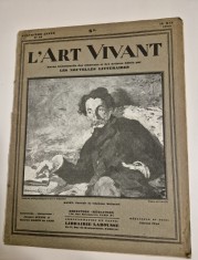 Carte veche Revista L&#039;Art Vivant Trei numere Limba franceza