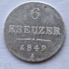 Austria 6 kreuzer 1849 A argint Joseph l, Europa