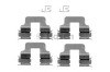 Set accesorii, placute frana OPEL ASTRA G Cupe (F07) (2000 - 2005) BOSCH 1 987 474 316