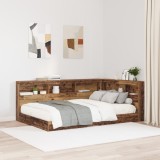 vidaXL Tăblie de depozitare cu raft Lemn vechi 120 cm Lemn compozit