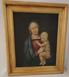 Ulei pe panza o lucrare veche de o foarte bună calitate