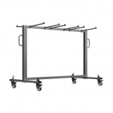 Carucior pentru mese si scaune pliante, Otel, 1830x860x1820 mm, Capacitate 42 scaune sau 12 mese, max 240 kg
