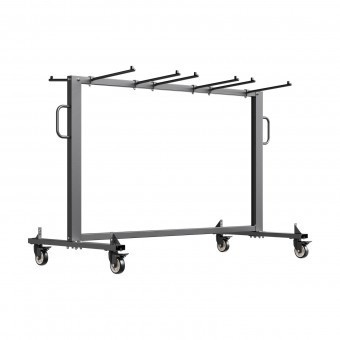 Carucior pentru mese si scaune pliante, Otel, 1830x860x1820 mm, Capacitate 42 scaune sau 12 mese, max 240 kg foto