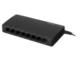 Switch Ethernet LANBERG RJ45 x8 cu LED, cod DSP2-1008-12V, Plug &amp; Play