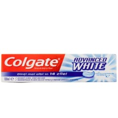 Pasta de Dinti COLGATE Advanced White, 100 ml, Pasta de Dinti pentru Albire, Articole Igiena Dentara, Produse pentru Ingrjire Orala, Produse pentru Sa foto