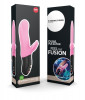 Bi Stronic Fusion - Vibrator iepuraș, roz, 21.7 cm, Orion