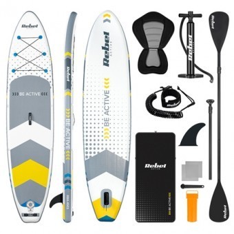 Placa gonflabila stand up paddle sup rebel active foto