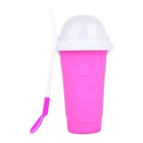 Cumpara ieftin Pahar pentru preparare bautura racoritoare smoothie, granita, slush, DIY in 5 minute - Frozen Magic Slushy Cup, 210 ml, Roz