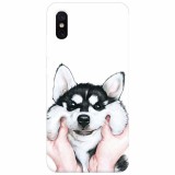 Husa silicon pentru Xiaomi Mi 8 Pro, Cute Dog 1