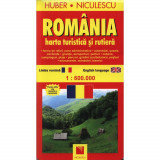 Romania - Harta turistica si rutiera