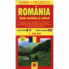 Romania - Harta turistica si rutiera foto