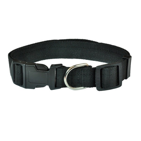 Zgarda chinga textila 16 mm/30 &ndash; 45 cm negru