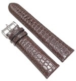 Cumpara ieftin Curea de Ceas din Piele Veritabil? de Crocodil &ndash; Lux Autentic Fleurus France (18mm, 20mm, 22mm)