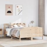 Cumpara ieftin Cadru de pat fără saltea, 140x200 cm, lemn masiv pin