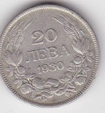 BULGARIA 20 LEVA 1930