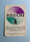 Calendar 1972 Recom