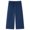 Pantaloni pentru copii cu picioare largi, bleumarin, 104, vidaXL
