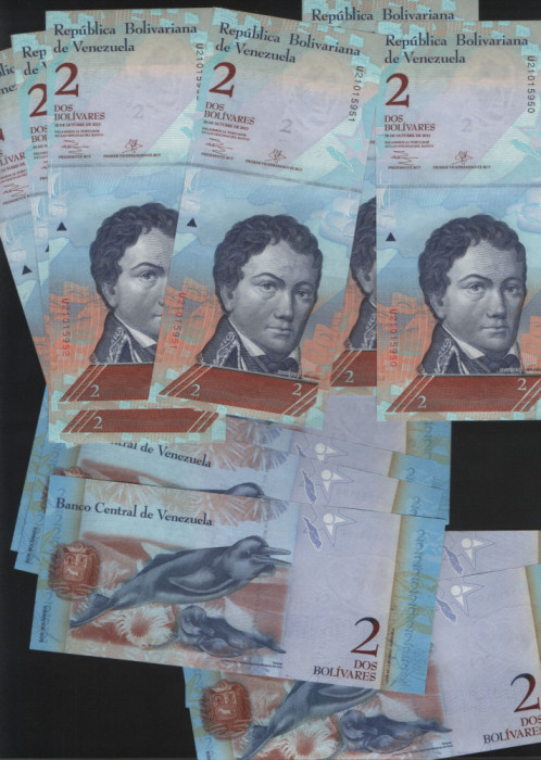 Venezuela 2 bolivari bolivares 2012 unc pret pe bucata