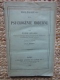 Prol&eacute;gom&egrave;nes &agrave; la psychog&eacute;nie moderne par Pierre Siciliani 1880 BIBLIOTECA PAUL ZARIFOPOL