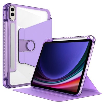 Husa pentru Samsung Galaxy Tab S9 Ultra - Techsuit Crystal Vision - Purple foto