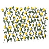 &nbsp;Spalier cu iedera artificiala, extensibil, galben, 180x60 cm GartenMobel Dekor, vidaXL