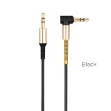 Cablu Audio 3.5 mm la 3.5 mm HOCO UPA02, 1 m, Negru