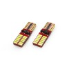 Set becuri auto cu LED CANBUS compatibil T10e W5W 24 SMD Alb 12V/24V, destinat competitiilor auto sau off-road, Amio
